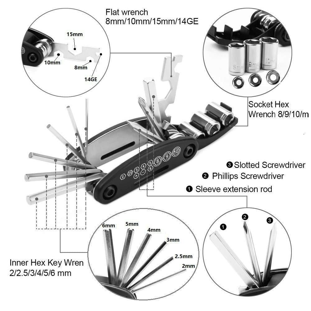 15 in 1 Multipurpose Tool Kit - Compact & Portable All-in-One Set